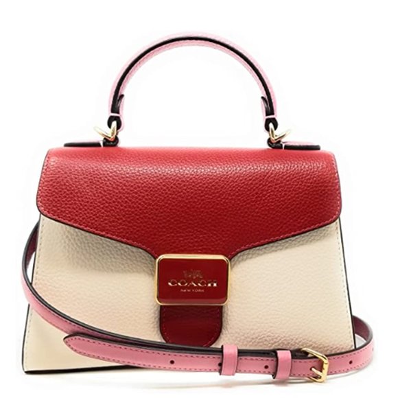 Coach Handbags - Coach Red Multi  Women's Pepper Satchel